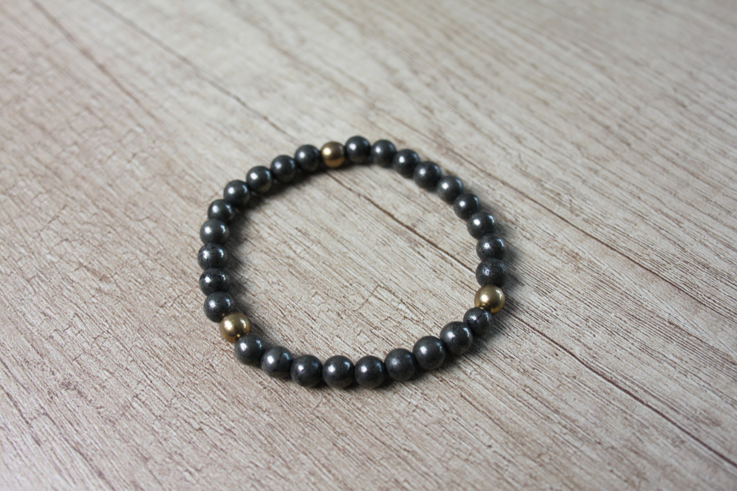 Bracelet en Pyrite
