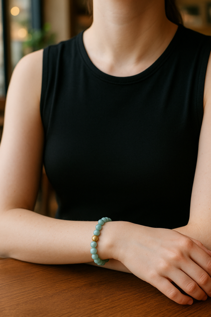 Bracelet en Amazonite